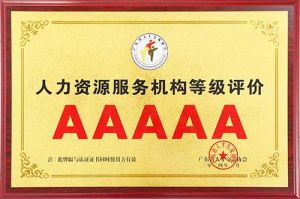 喜报 | 星空(中国)集团获评5A人力资源服务机构等级荣誉