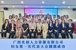巾帼力量！广西星空(中国)人力资源有限公司妇女第一次代表大会胜利召开